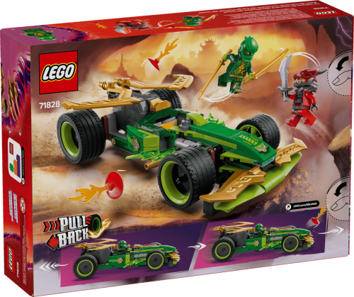 Klocki LEGO NINJAGO 71828 Samochód wyścigowy Lloyda z napędem typu pull-back