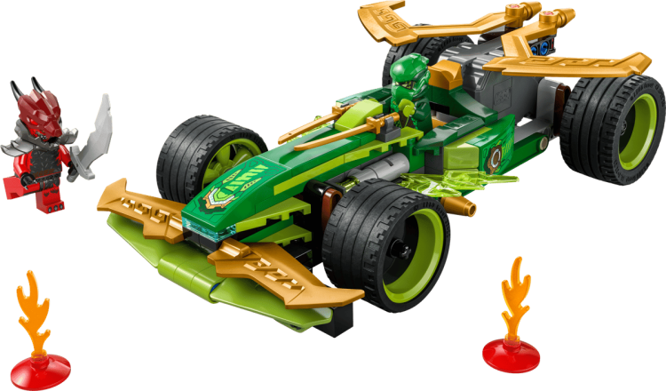 Klocki LEGO NINJAGO 71828 Samochód wyścigowy Lloyda z napędem typu pull-back
