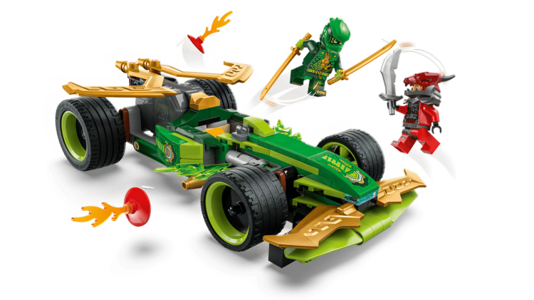 Klocki LEGO NINJAGO 71828 Samochód wyścigowy Lloyda z napędem typu pull-back