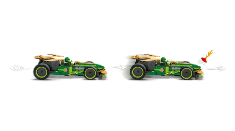 Klocki LEGO NINJAGO 71828 Samochód wyścigowy Lloyda z napędem typu pull-back