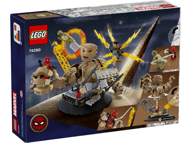 Klocki LEGO Marvel 76280 Spider-Man vs. Sandman: ostateczna bitwa