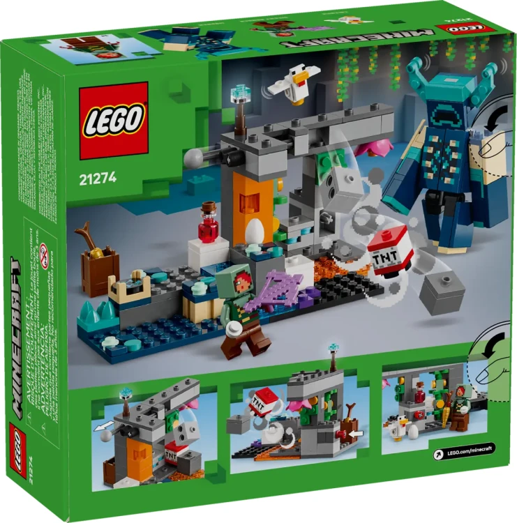 Klocki LEGO Minecraft 21274 Spotkanie ze strażnikiem