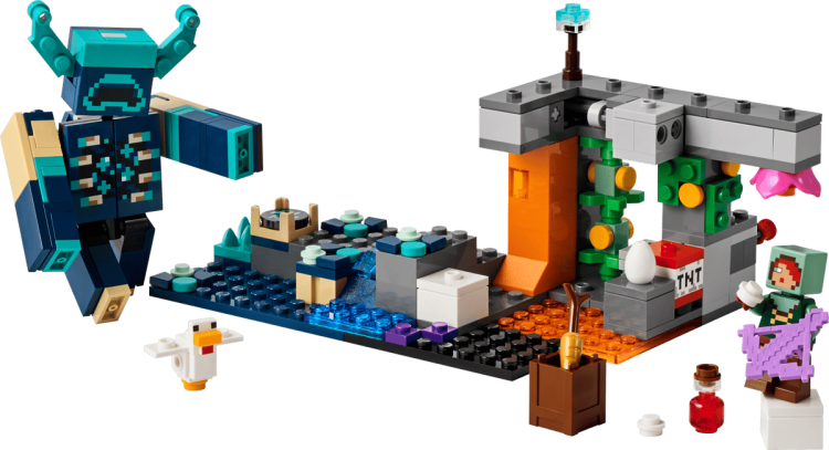 Klocki LEGO Minecraft 21274 Spotkanie ze strażnikiem