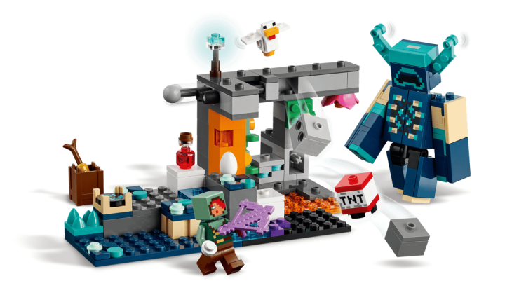 Klocki LEGO Minecraft 21274 Spotkanie ze strażnikiem