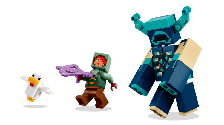 Klocki LEGO Minecraft 21274 Spotkanie ze strażnikiem