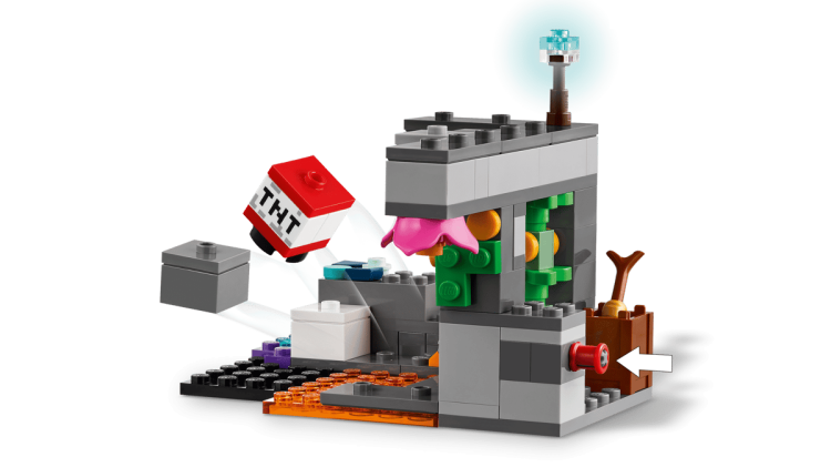 Klocki LEGO Minecraft 21274 Spotkanie ze strażnikiem