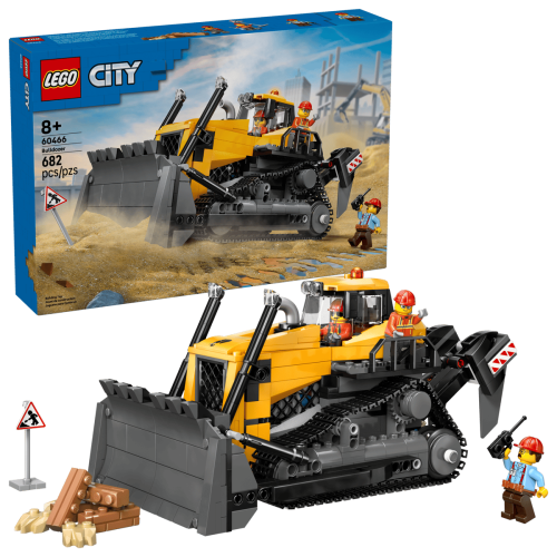Klocki LEGO City 60466 Żółty buldożer