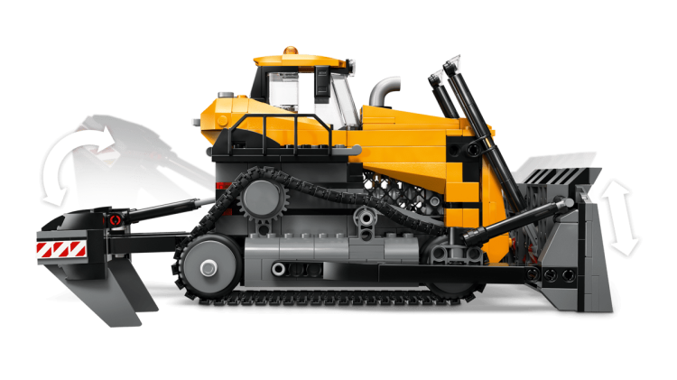 Klocki LEGO City 60466 Żółty buldożer