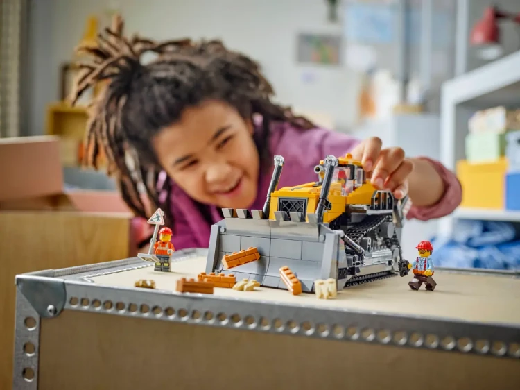 Klocki LEGO City 60466 Żółty buldożer