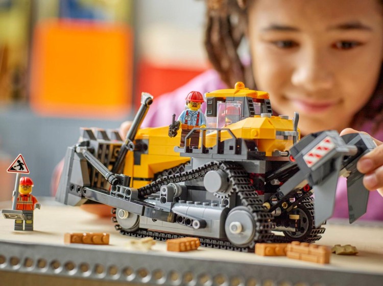 Klocki LEGO City 60466 Żółty buldożer