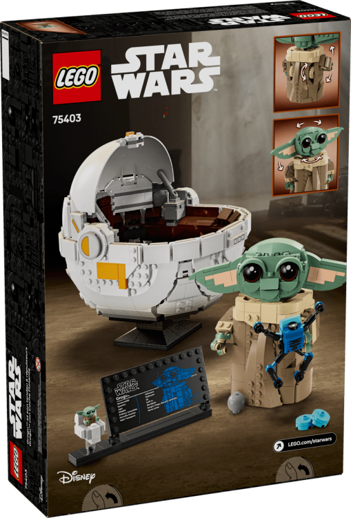 Klocki LEGO Star Wars 75403 Grogu™ w wózku