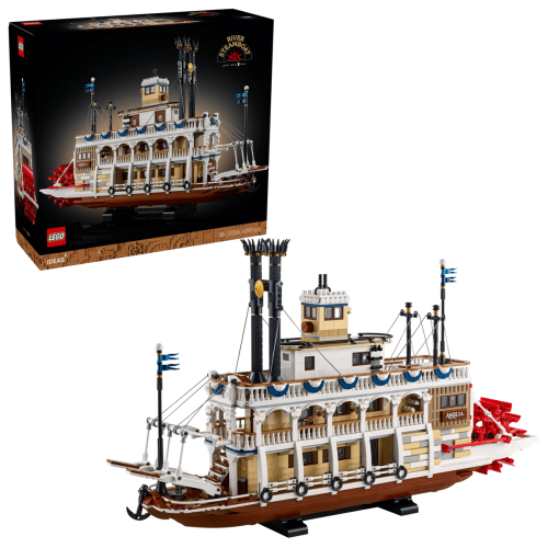 Klocki LEGO Ideas 21356 Parowiec rzeczny