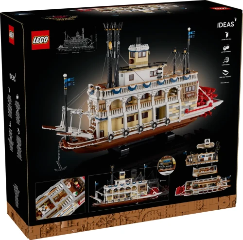 Klocki LEGO Ideas 21356 Parowiec rzeczny