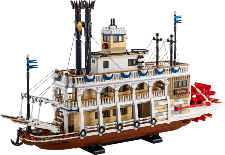 Klocki LEGO Ideas 21356 Parowiec rzeczny