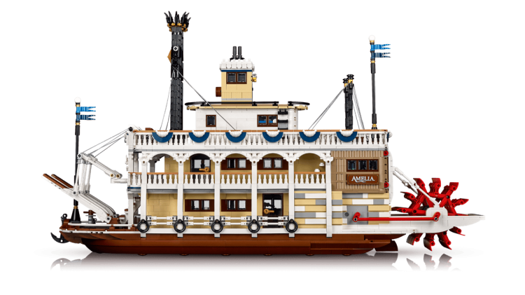 Klocki LEGO Ideas 21356 Parowiec rzeczny