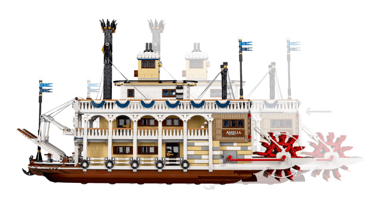 Klocki LEGO Ideas 21356 Parowiec rzeczny