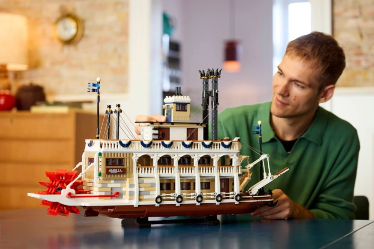 Klocki LEGO Ideas 21356 Parowiec rzeczny