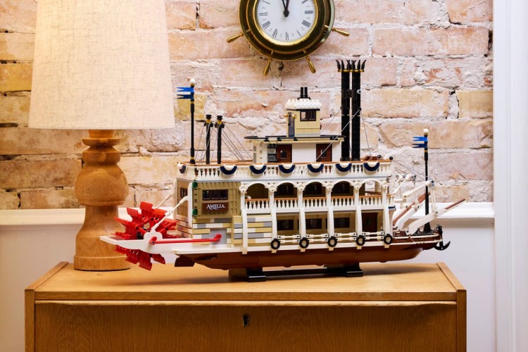 Klocki LEGO Ideas 21356 Parowiec rzeczny