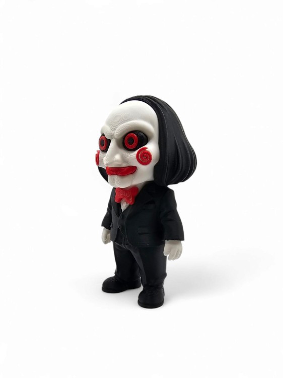 Figurka Billy the Puppet 12 cm – Kultowa lalka z filmu Piła | Kolekcjonerska figurka horror | Dekoracja fanów grozy