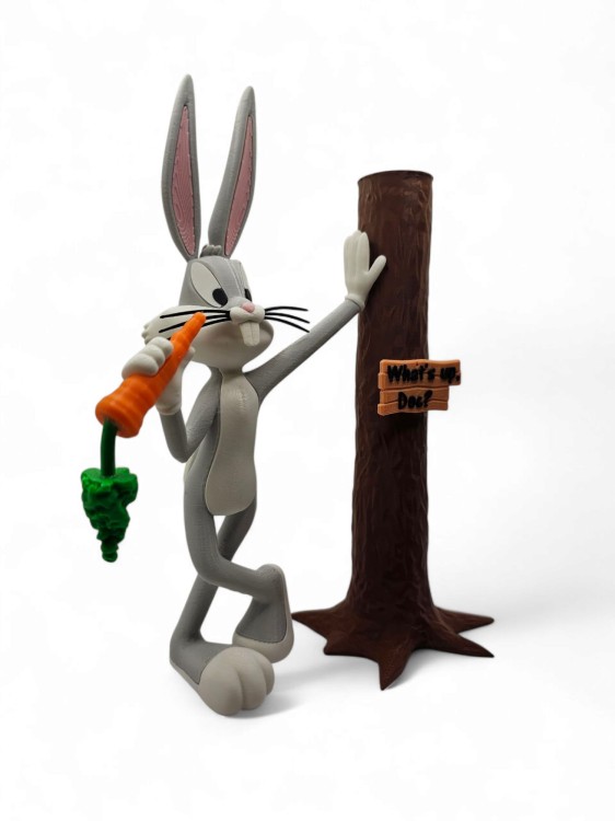 Królik Bugs – Figurka Kolekcjonerska „Co jest doktorku?” – 20 cm