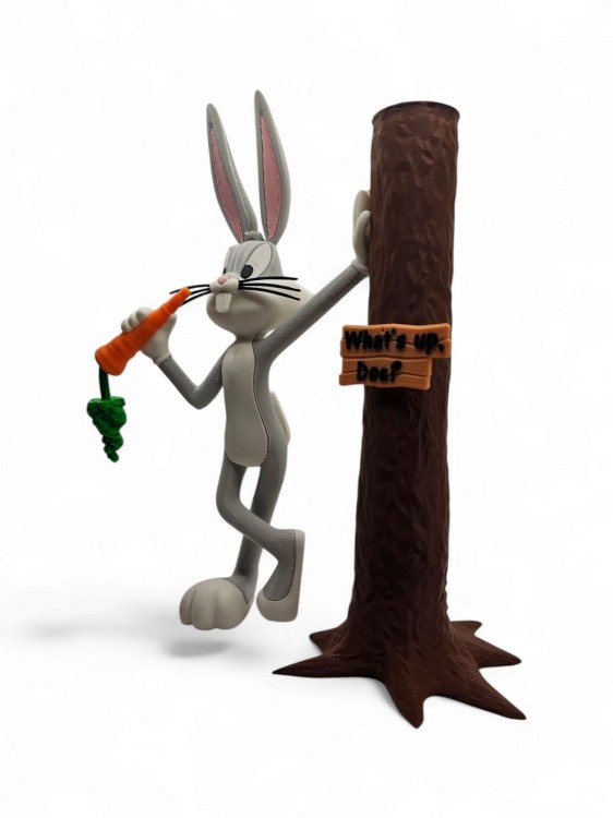 Królik Bugs – Figurka Kolekcjonerska „Co jest doktorku?” – 20 cm