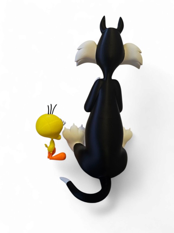 Zestaw Figurek Sylwester i Tweety – Kolekcjonerskie Figurki z Kreskówki