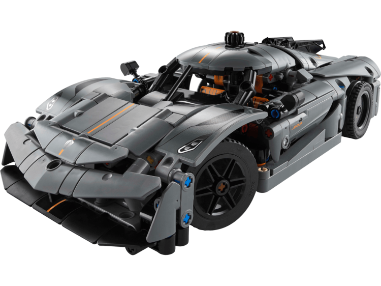 Klocki LEGO Technic 42173 Szary hipersamochód Koenigsegg Jesko Absolut