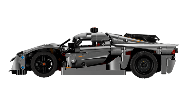 Klocki LEGO Technic 42173 Szary hipersamochód Koenigsegg Jesko Absolut