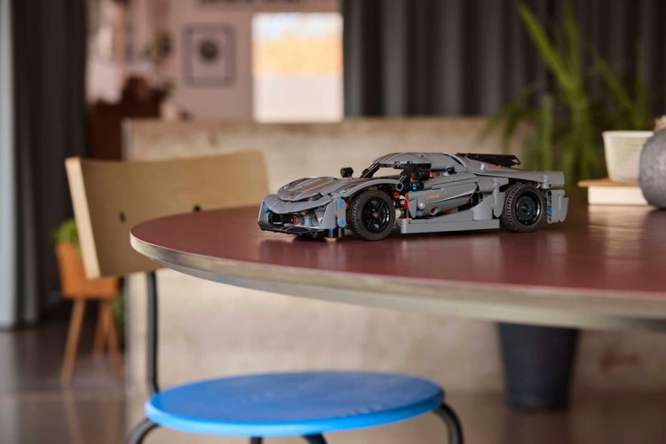 Klocki LEGO Technic 42173 Szary hipersamochód Koenigsegg Jesko Absolut