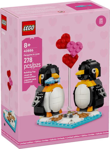 Klocki LEGO 40886 Zakochane pingwiny Edycja Limitowana