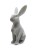 Zestaw figurek Królik 25 cm i 15 cm – dekoracja nowoczesna, ozdoba wnętrza, druk 3D