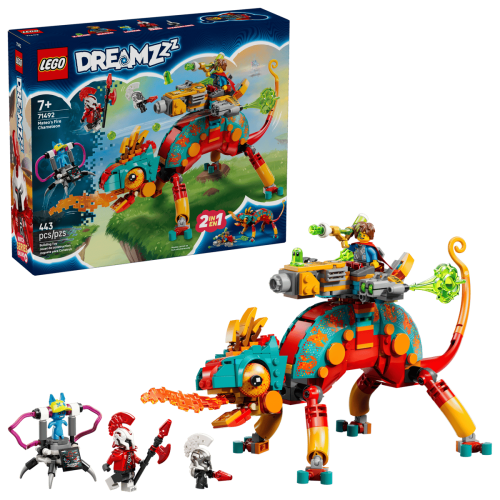 Klocki LEGO DREAMZzz™ 71492 Ognisty kameleon Mateo