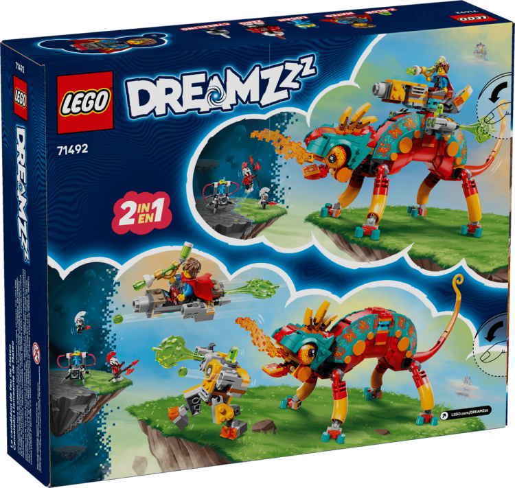 Klocki LEGO DREAMZzz™ 71492 Ognisty kameleon Mateo