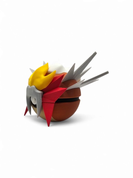Entei Ball – Figurka Pokémon - Kolekcjonerska Pokeball