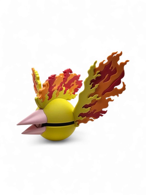 Moltres Ball – Figurka Pokémon - Kolekcjonerska Pokeball