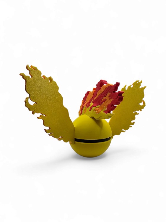 Moltres Ball – Figurka Pokémon - Kolekcjonerska Pokeball