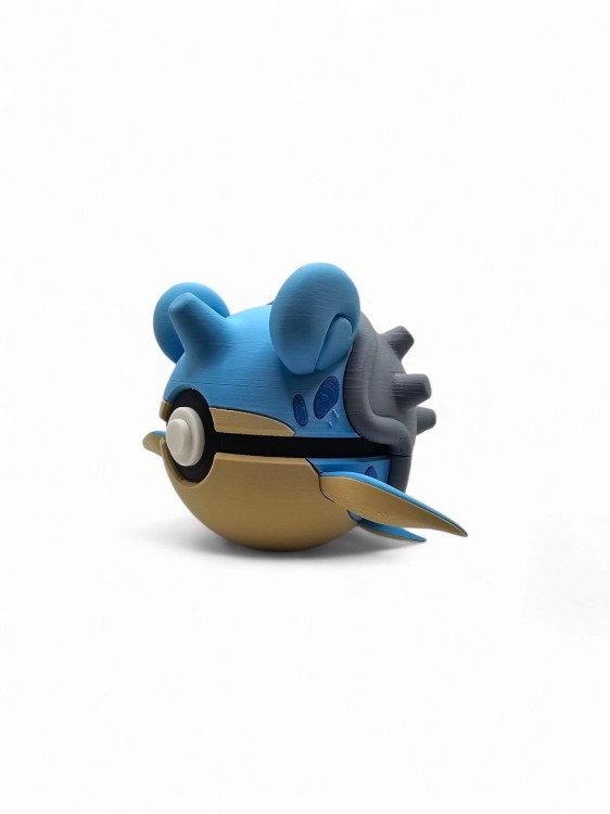 Lapras Ball – Figurka Pokémon - Kolekcjonerska Pokeball