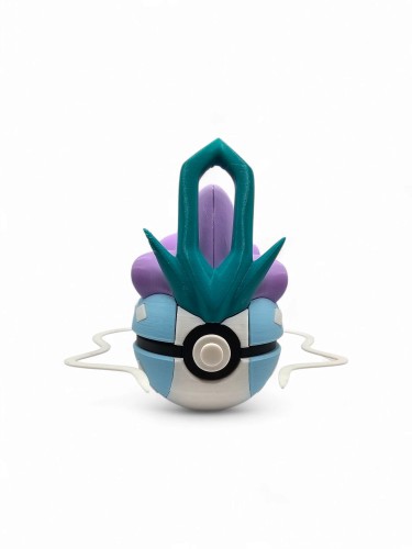 Suicune Ball – Figurka Pokémon - Kolekcjonerska Pokeball