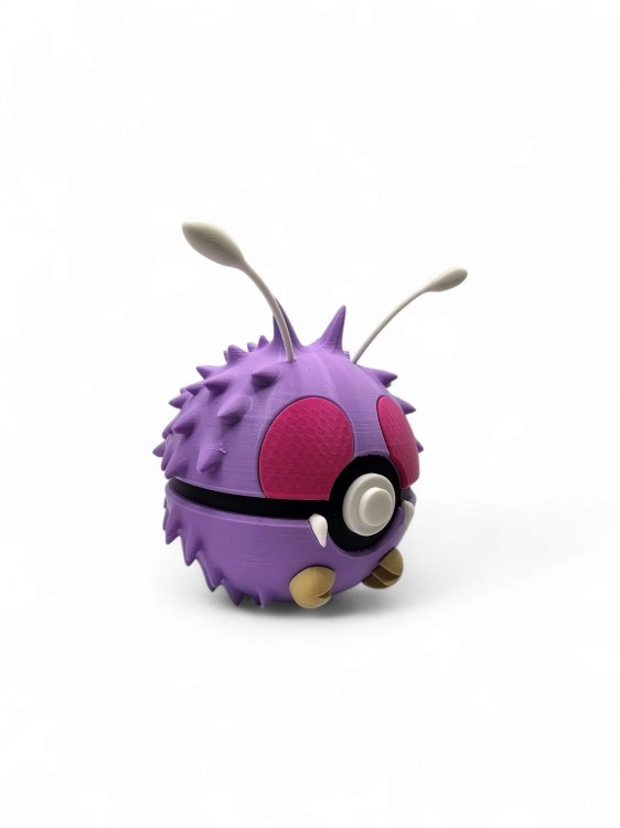 Venonat Ball – Figurka Pokémon - Kolekcjonerska Pokeball