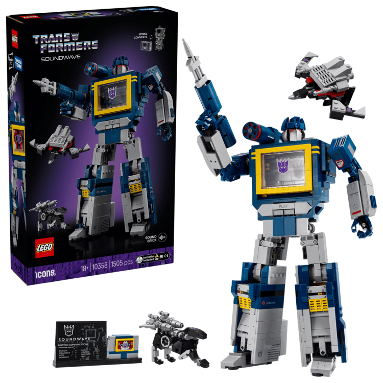 Klocki LEGO Icons 10358 Transformers: Soundwave