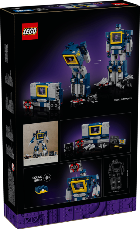 Klocki LEGO Icons 10358 Transformers: Soundwave