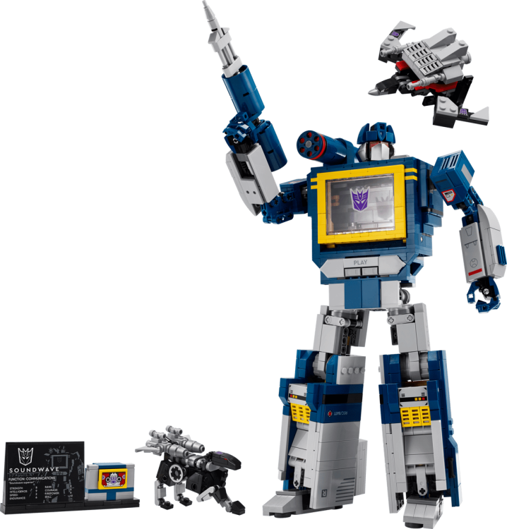 Klocki LEGO Icons 10358 Transformers: Soundwave
