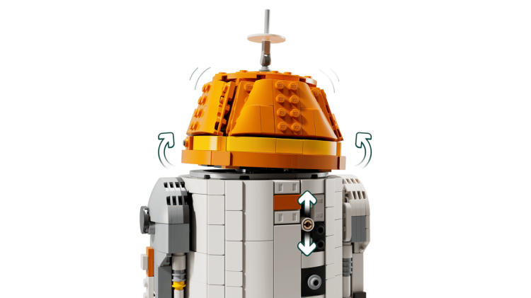 Klocki LEGO Star Wars 75146 Droid astromechaniczny Chopper (C1-10P)™