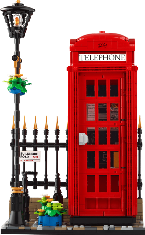 Klocki LEGO Ideas 21347 Czerwona londyńska budka telefoniczna