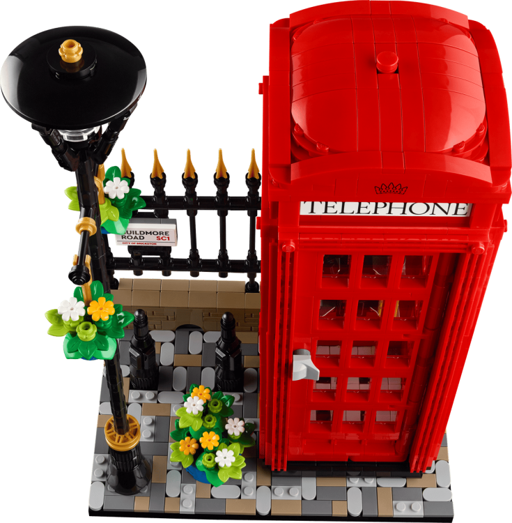Klocki LEGO Ideas 21347 Czerwona londyńska budka telefoniczna
