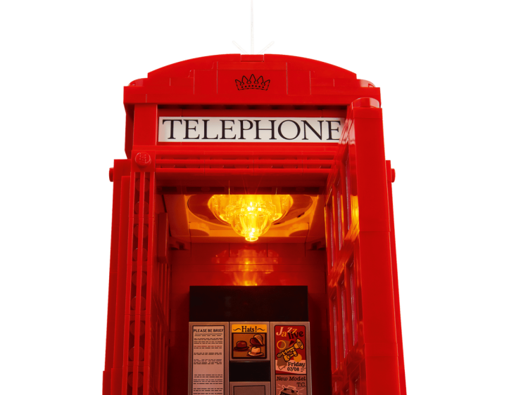Klocki LEGO Ideas 21347 Czerwona londyńska budka telefoniczna