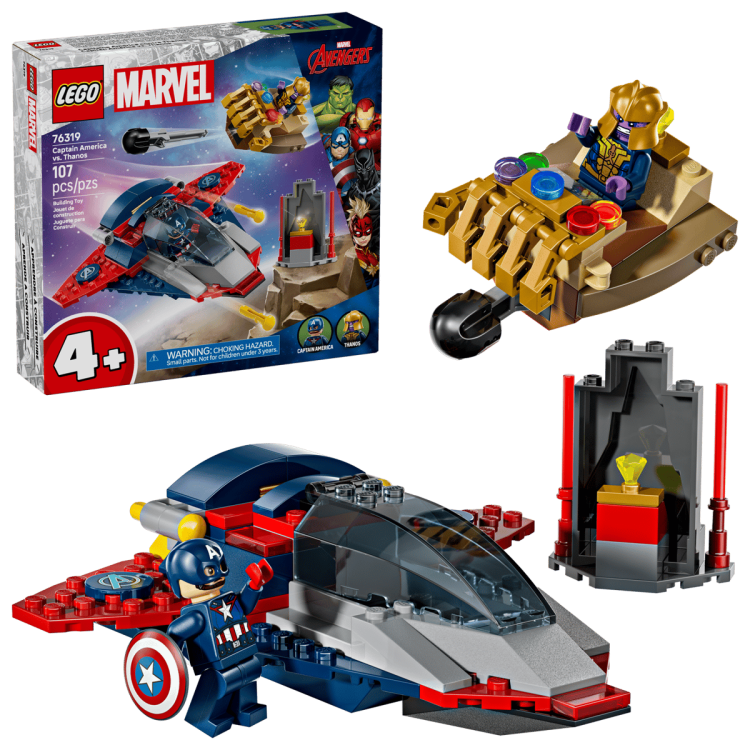Klocki LEGO Marvel 76319 Kapitan Ameryka kontra Thanos