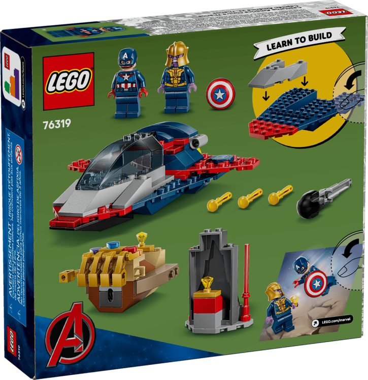 Klocki LEGO Marvel 76319 Kapitan Ameryka kontra Thanos