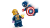 Klocki LEGO Marvel 76319 Kapitan Ameryka kontra Thanos