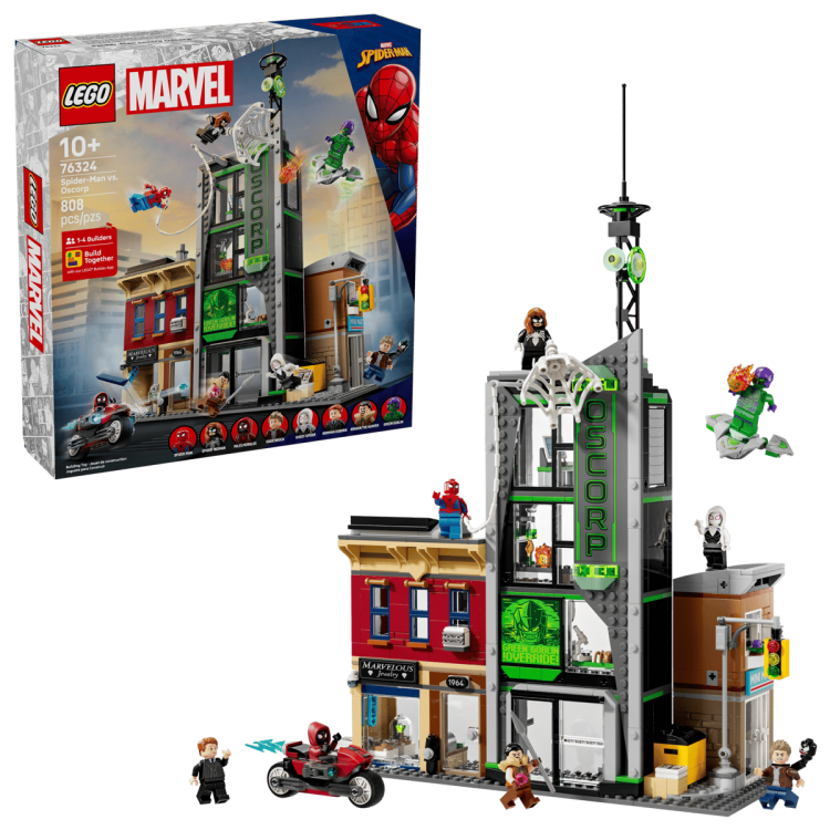 Klocki LEGO Marvel 76324 Spider-Man i Oscorp